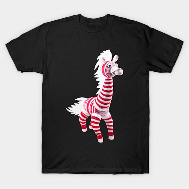 The red zebra T-Shirt by Crazy_Paper_Fashion